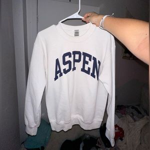 Aspen white hoodie
